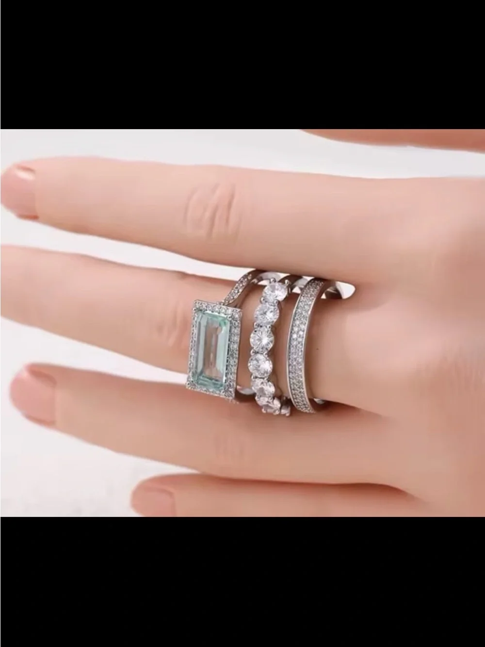 Swarovski gemstone worn can